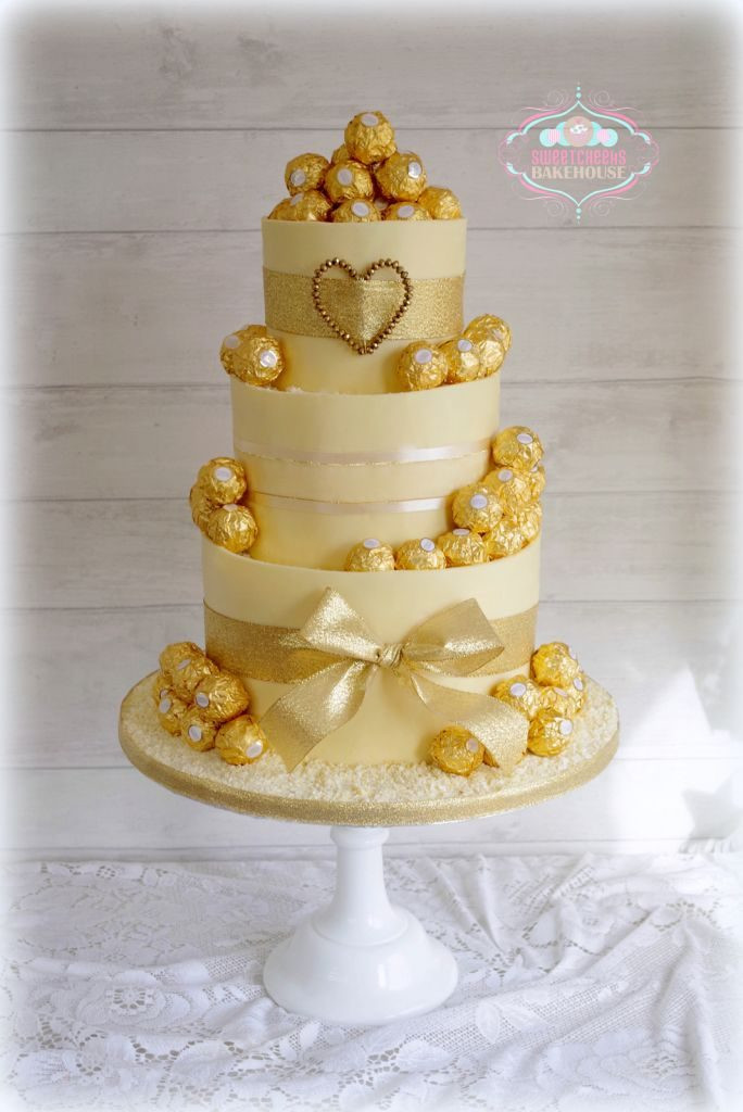 Ferrero Rocher Wedding Cakes
 Ferrero rocher wedding cake idea in 2017