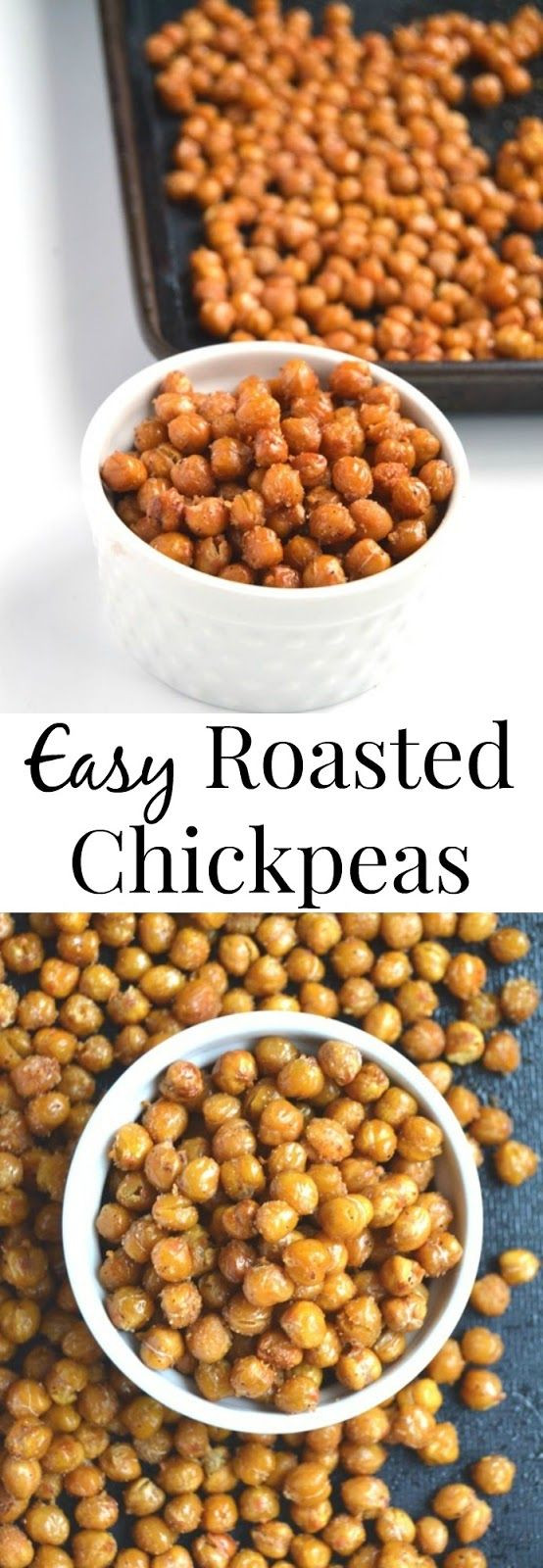 Filling Healthy Snacks
 Roasted Chickpeas