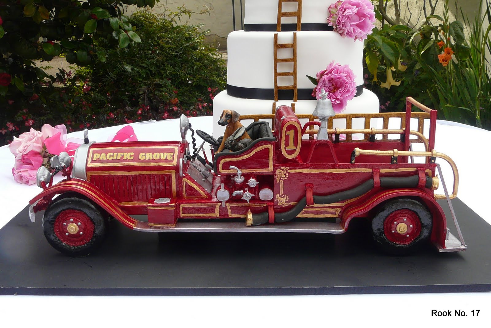 Fire Truck Wedding Cakes
 Fire truck wedding cake idea in 2017