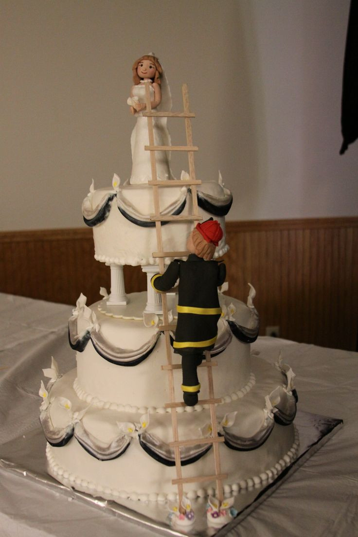 Firefighter Wedding Cakes
 1000 images about Firefighter food on Pinterest
