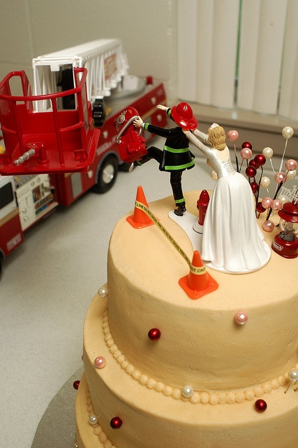 Firefighter Wedding Cakes
 25 best ideas about Firefighter wedding cakes on