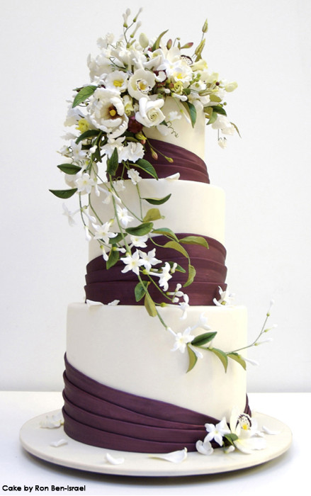 Floral Wedding Cakes
 Wedding Cakes With Fresh Flowers 2012
