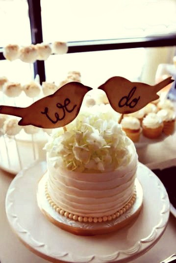 Flour Girl Wedding Cakes
 6 Rustic Wedding Cake Toppers We Love