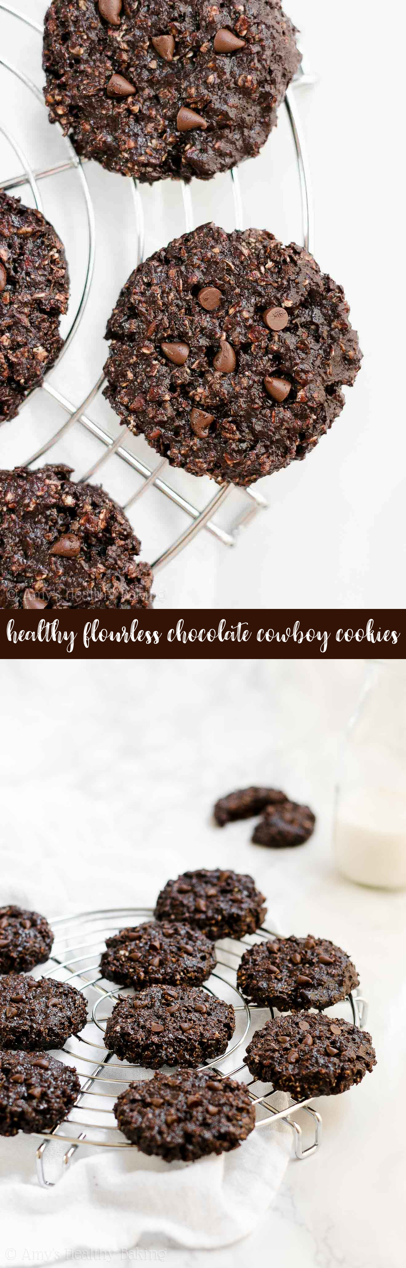 Flourless Oatmeal Cookies Healthy
 Healthy Flourless Chocolate Cowboy Cookies