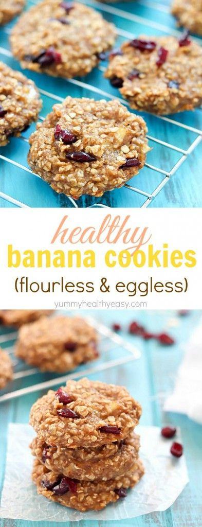 Flourless Oatmeal Cookies Healthy
 Healthy Banana Cookies flourless & eggless These