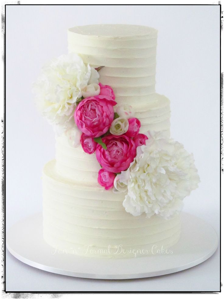 Flowers For Wedding Cakes Artificial
 147 best Wedding and Engagement Cakes images on Pinterest