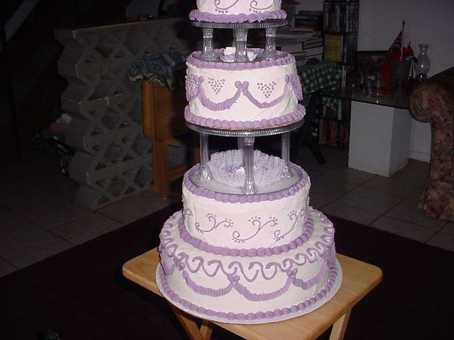 Foam Wedding Cakes
 Styrofoam Wedding Cake CakeCentral