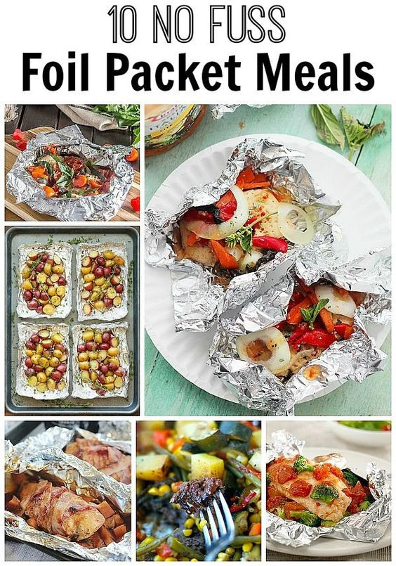 Foil Packet Dinners Camping
 10 No Fuss Foil Packet Meals