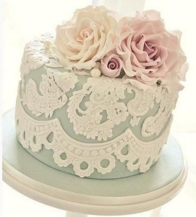 Fondant Molds For Wedding Cakes
 Food Grade Vintage Unity Elegant Pearl Instant Lace Border