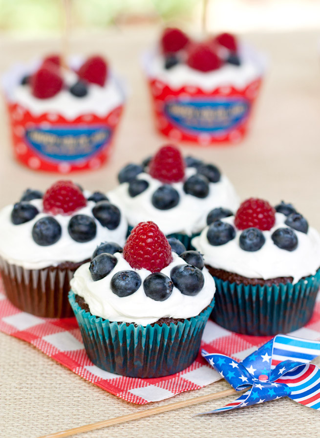 Fourth Of July Cupcakes
 4th of July Cupcakes Evermine Blog