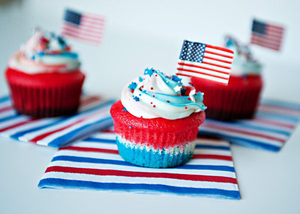 Fourth Of July Cupcakes
 4th of July Desserts