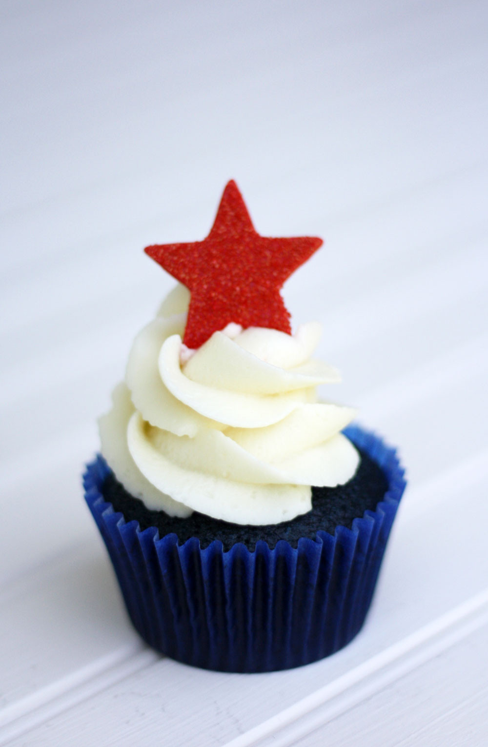 Fourth Of July Cupcakes
 Red White and Blue Velvet 4th of July Cupcakes Super