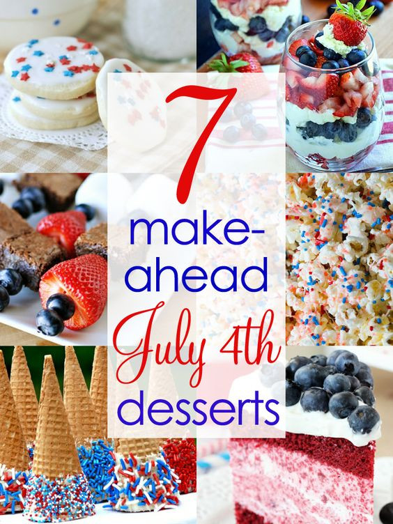 Fourth Of July Desserts Pinterest
 Red white blue 4th of july desserts and Summer on Pinterest