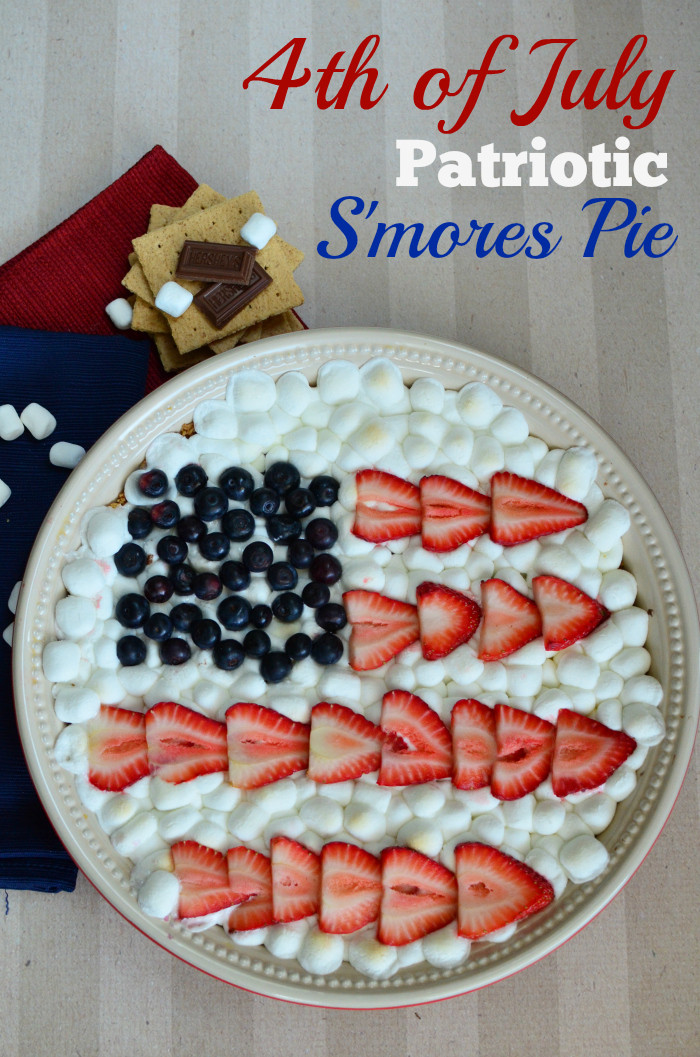 Fourth Of July Pie Recipes
 Heavenly 4th of July S mores Pie Recipe LetsMakeSmores