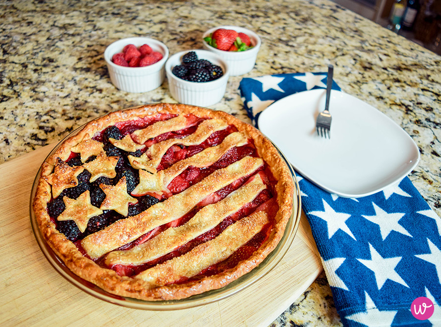 Fourth Of July Pie Recipes
 Easy Fourth of July Berry Flag Pie [Recipe] Work Wear Wander