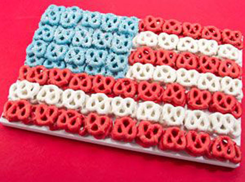 Fourth Of July Pretzels
 50 Best 4th of July Desserts and Treat Ideas