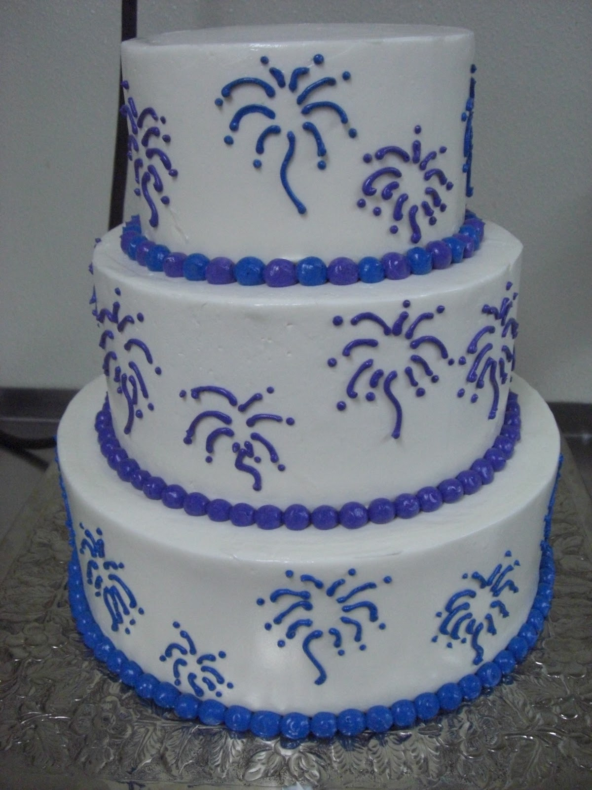 Fourth Of July Wedding Cakes
 A Little Something Sweet 4th of July Wedding Cake