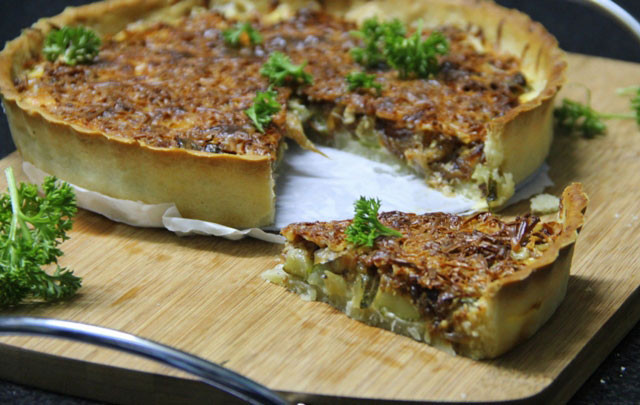 French Summer Recipes
 French ion and Zucchini Tart Recipe