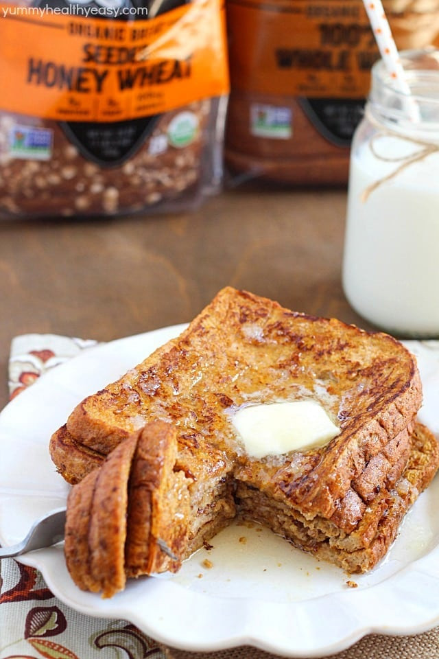 French Toast Healthy
 Healthier Pumpkin French Toast Yummy Healthy Easy