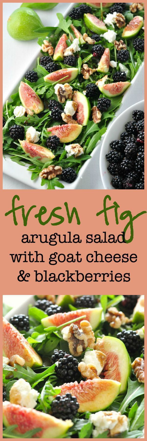 Fresh Fig Recipes Healthy
 Fresh Fig Arugula Salad with Blackberries Recipe