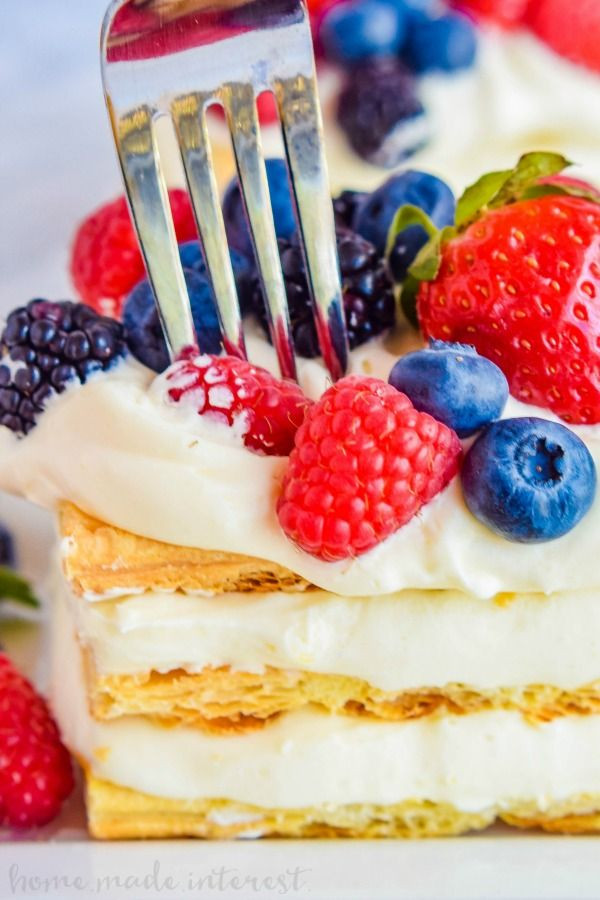 Fresh Fruit Desserts For Summer
 Lemon Berry Napoleons