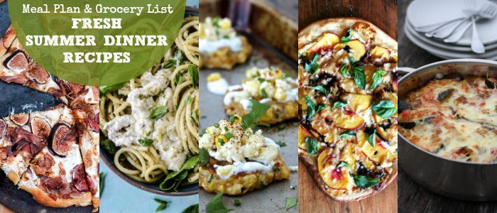 Fresh Summer Dinners
 Fresh Summer Dinner Recipes