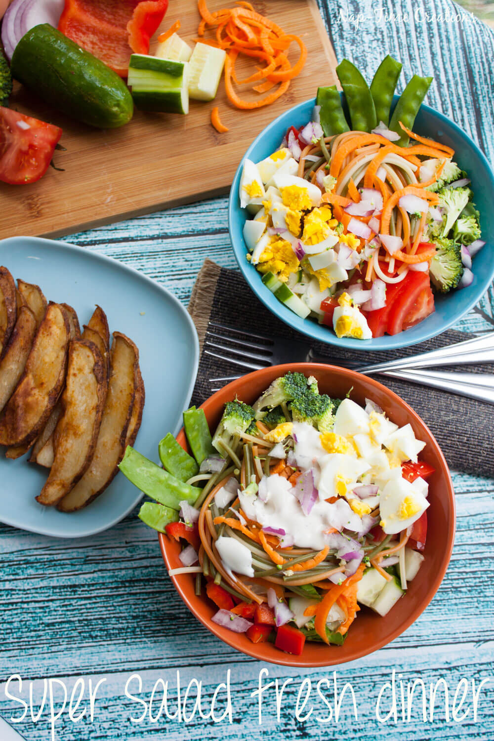 Fresh Summer Dinners
 Super Salad Fresh Dinner Recipe Nap time Creations