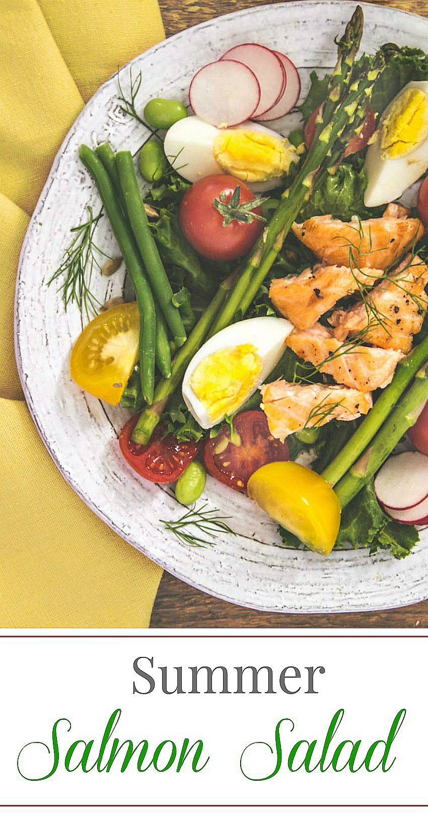 Fresh Summer Dinners
 Summer Salmon Salad simply fresh dinners