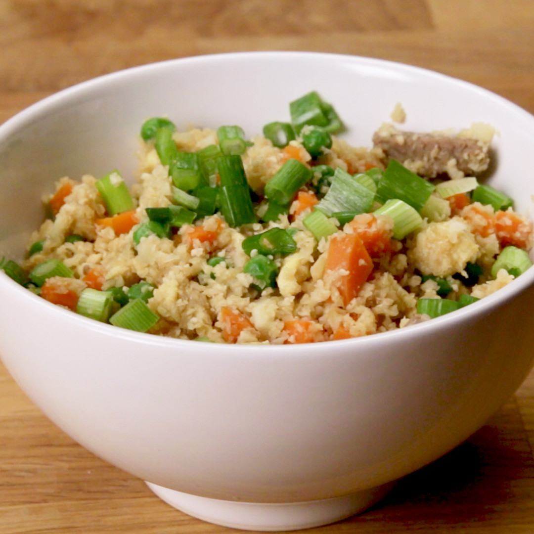 Fried Rice Healthy
 Healthy Cauliflower Fried "Rice" Recipe by Tasty