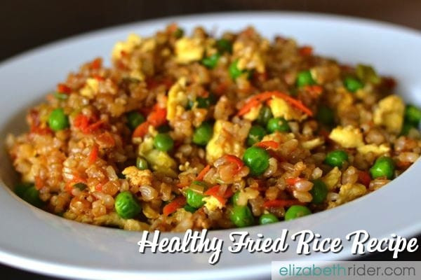 Fried Rice Healthy
 Healthy Fried Rice Recipe ElizabethRider