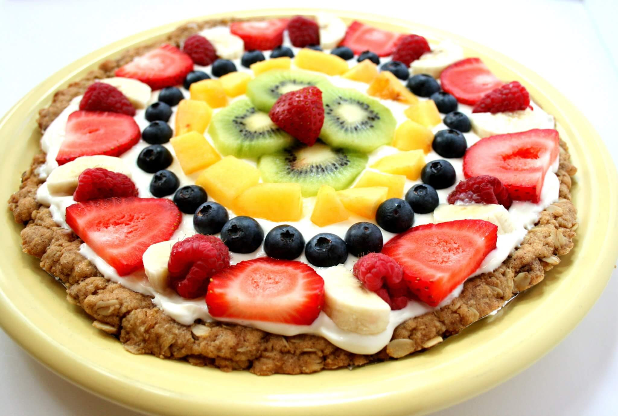 Fruit Desserts Healthy
 Healthy Fruit Pizza