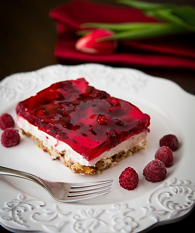Fruit Desserts Healthy
 Raspberry Pretzel Jello – Make Best Healthy Fruit Dessert