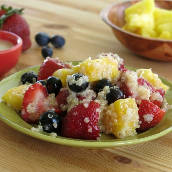 Fruit Salad For Easter Dinner
 Quinoa Fruit Salad with Honey Lime Dressing The Dinner Mom