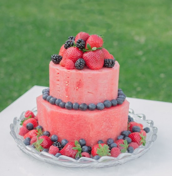 Fruit Wedding Cakes
 Unusual & Alternative Wedding Cake Ideas