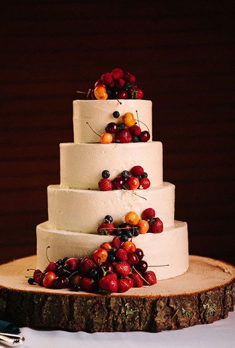 Fruit Wedding Cakes
 Simple Wedding Cakes