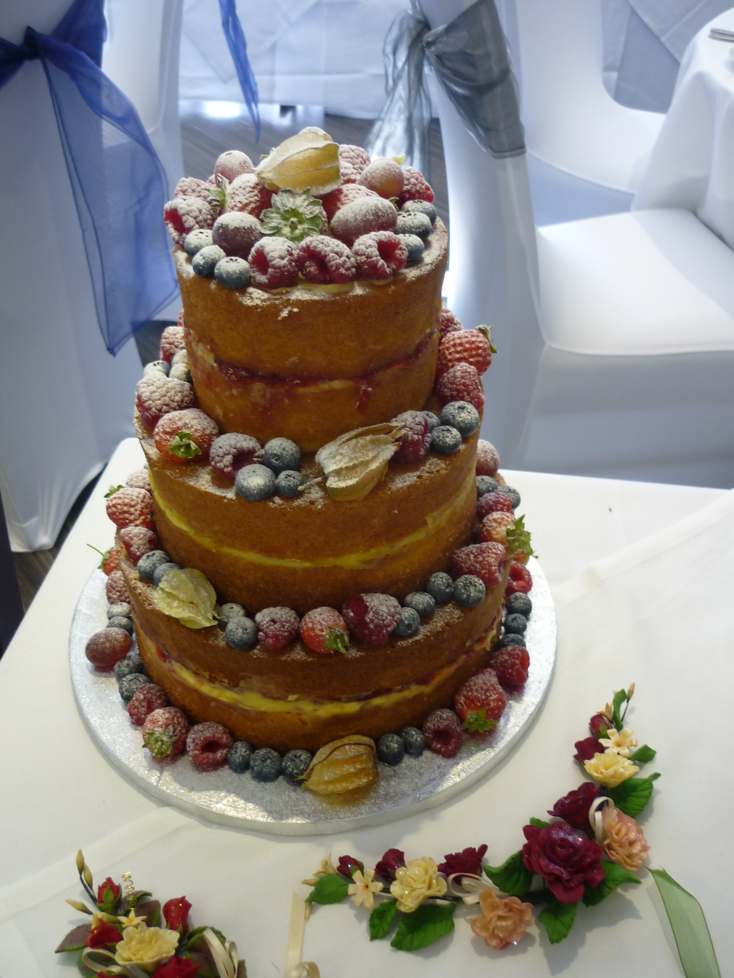 Frys Wedding Cakes
 ‘Naked’ or ‘Rustic’ Wedding cake