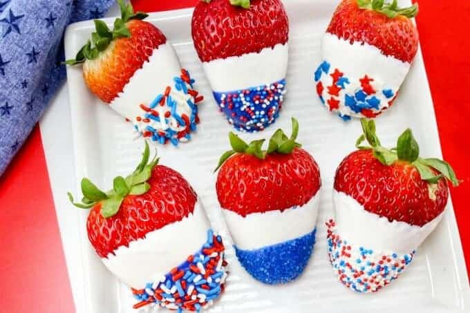 Fun 4Th Of July Desserts
 Patriotic Chocolate Covered Strawberries Princess Pinky Girl