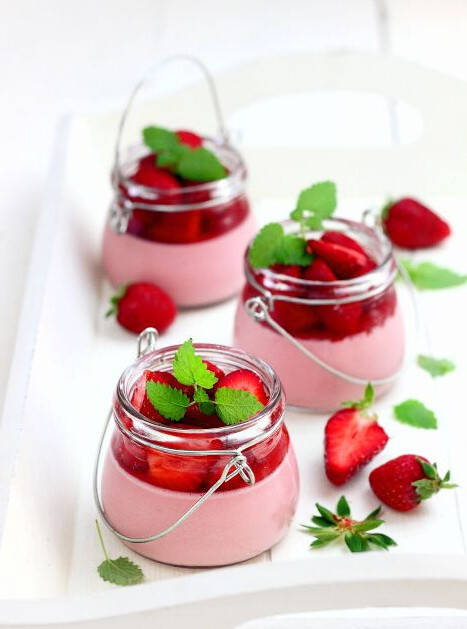 Fun Healthy Desserts
 Strawberry Panna Cotta – Best Simple Healthy & Fast Fun