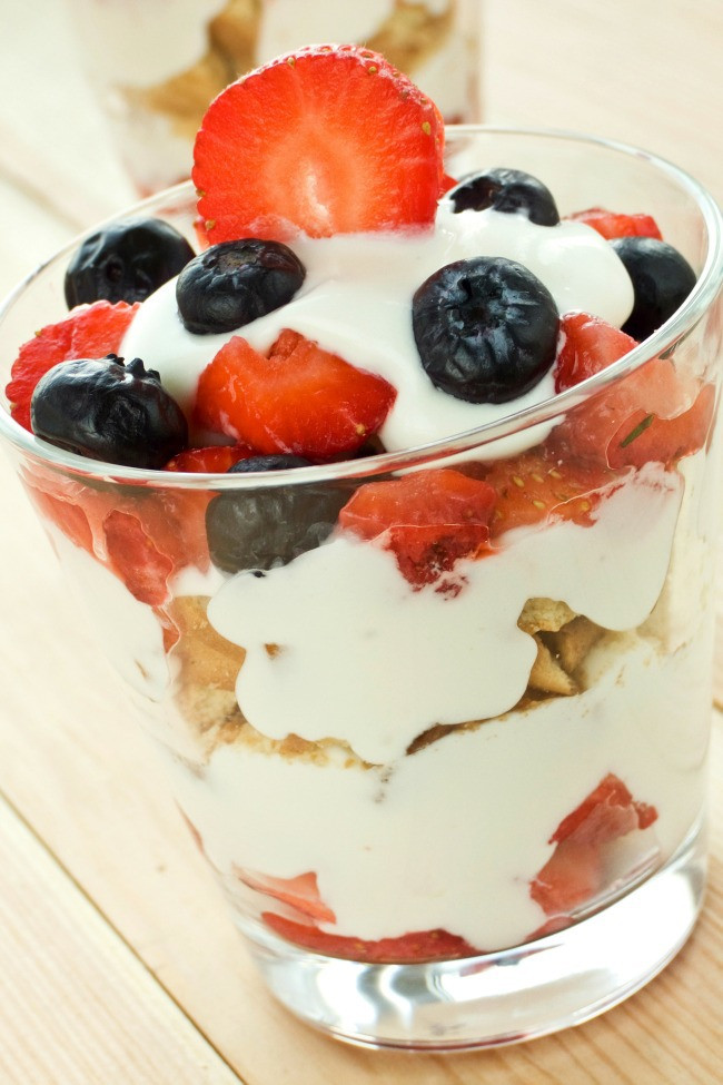 Fun Healthy Desserts
 Easy Fruit and Yogurt Parfait