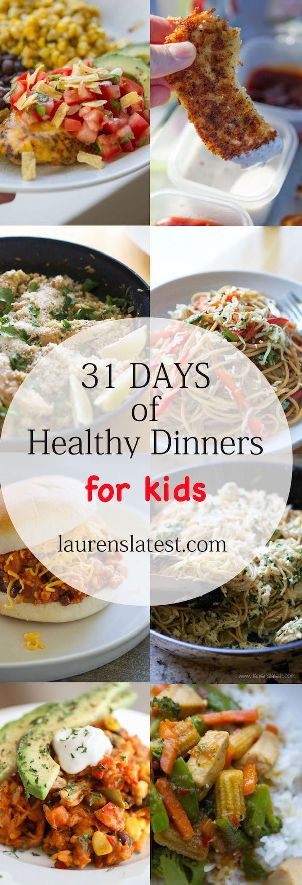 Fun Healthy Dinners
 e Month of Healthy Dinner Ideas