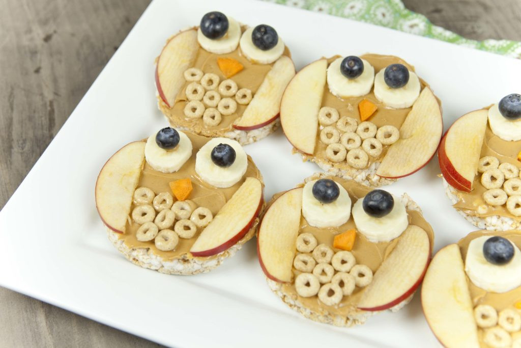 Fun Healthy Snacks
 Fun Food For Kids Owl Rice Cakes