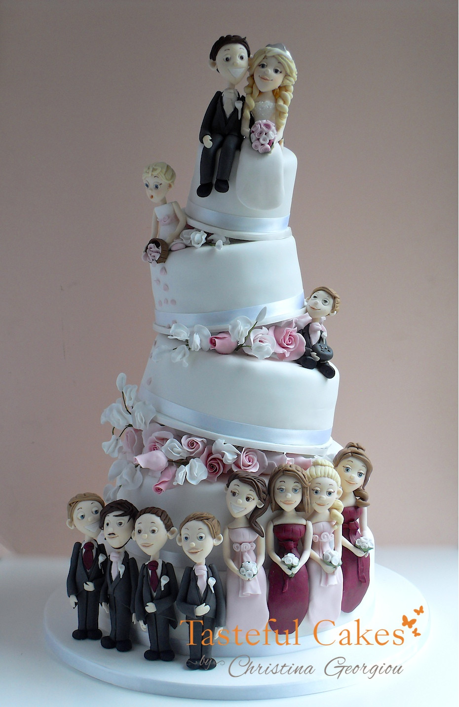 Fun Wedding Cakes
 Tasteful Cakes By Christina Georgiou