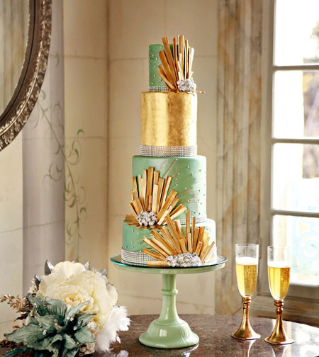 Gatsby Wedding Cakes
 Great Gatsby Inspired Wedding Ideas