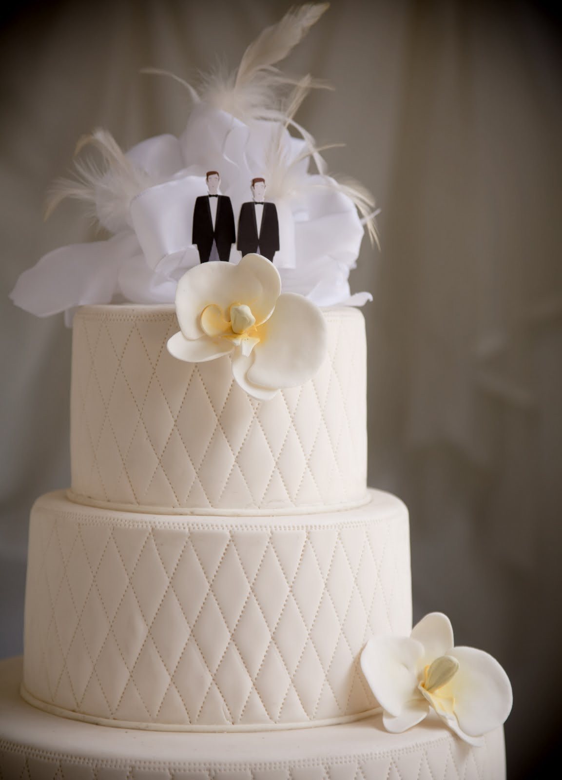 Gay Wedding Cakes
 A Simple Cake In Celebration of Pride Month Same