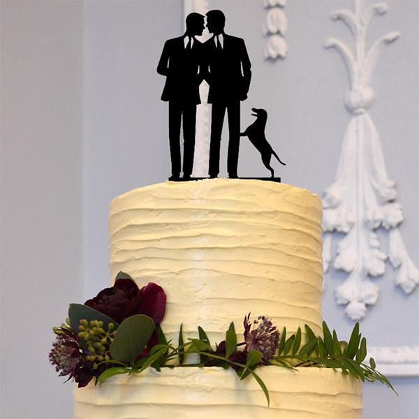 Gay Wedding Cakes Pictures
 Cake Topper – CHARMERRY
