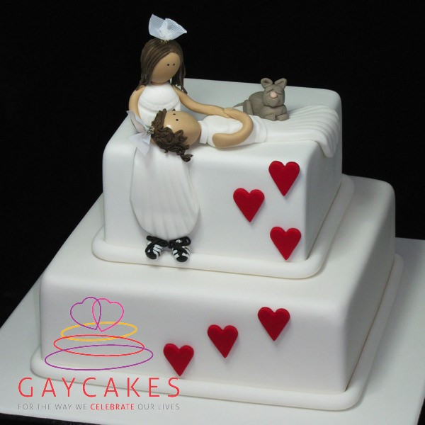 Gay Wedding Cakes Pictures
 Gay Cakes – Two Birds Nest