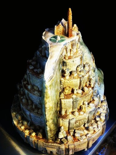 Geek Wedding Cakes Best 20 Geek Art Gallery Sweets Minas Tirith Cake