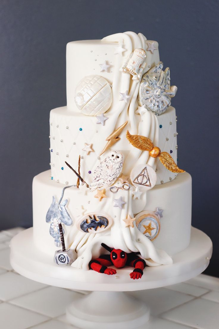 Geek Wedding Cakes
 The 25 best Marvel cake ideas on Pinterest