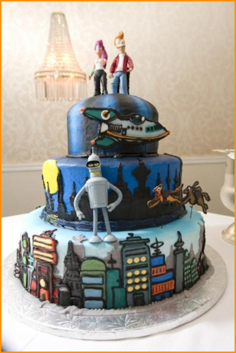 Geek Wedding Cakes
 Amazing Cakes Nerd Cakes