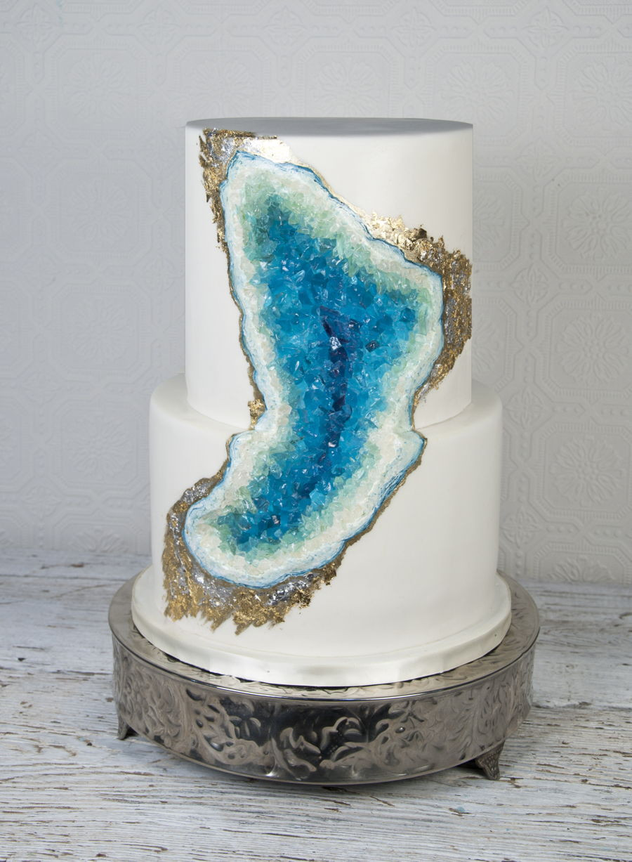 Geode Wedding Cakes
 Geode Wedding Cake CakeCentral